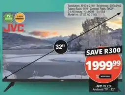 Checkers JVC 32" QLED Android TV offer
