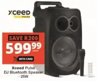 Checkers Xceed Pulse DJ Bluetooth Speaker offer