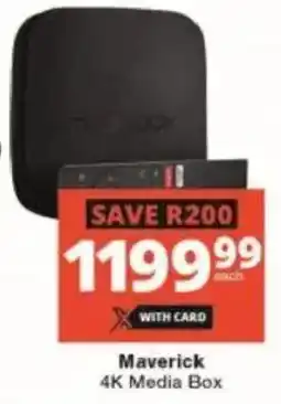 Checkers Maverick 4K Media Box offer