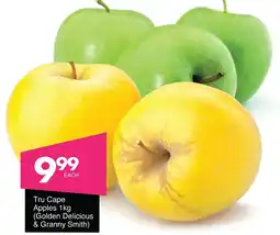 Save Hyper Tru Cape Apples Golden Delicious & Granny Smith offer