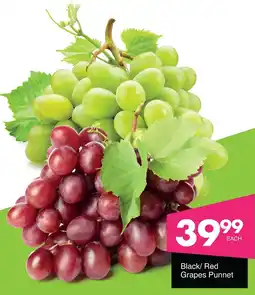 Save Hyper Black/ Red Grapes Punnet offer