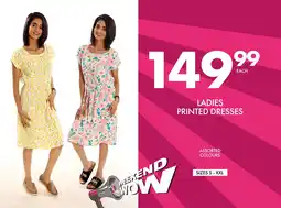 Save Hyper Ladies printed dresses offer