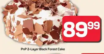 Pick n Pay Hypermarket PnP 2-Layer Black Forest Cake offer