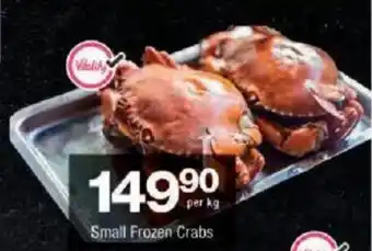 Checkers Small Frozen Crabs offer