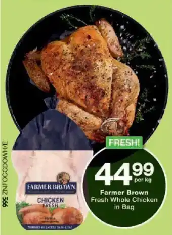 Checkers Farmer Brown Fresh Whole Chicken in Bag offer