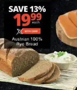 Checkers Austrian 100% Rye Bread offer