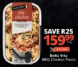 Checkers Bella Vita BBQ Chicken Pasta offer