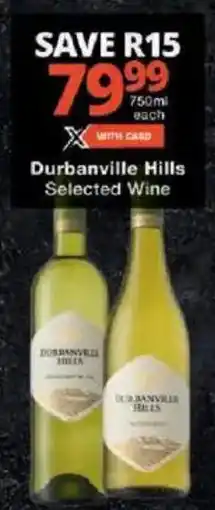 Checkers Durbanville Hills Selected Wine offer