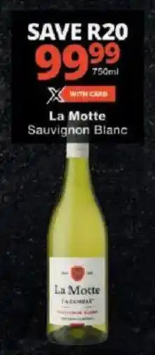Checkers La Motte Sauvignon Blanc offer