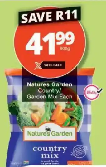 Checkers Natures Garden Country/ Garden Mix offer