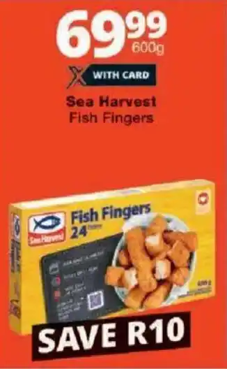 Checkers Sea Harvest Fish Fingers offer