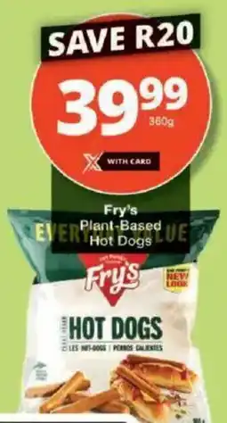 Checkers Fry's Plants Based Hot Dogs offer