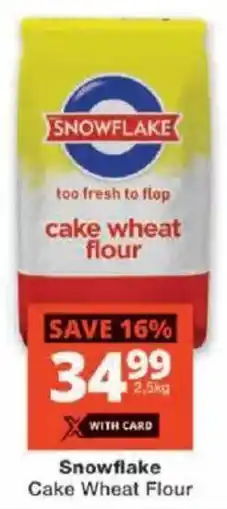 Checkers Snowflake Cake Wheat Flour offer