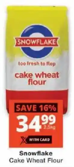 Checkers Snowflake Cake Wheat Flour offer