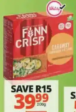 Checkers Finn Crisp Biscuits/ Crispbread offer