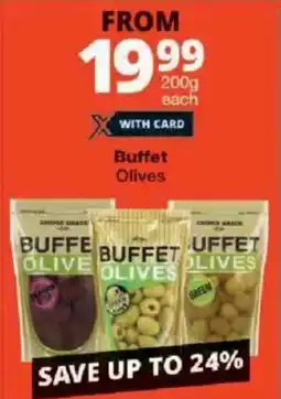 Checkers Buffet Olives offer