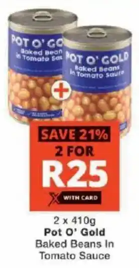 Checkers Pot O' Gold Baked Beans In Tomato Sauce offer
