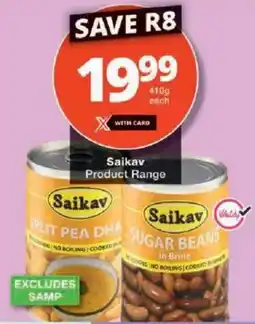 Checkers Saikav Product Range offer