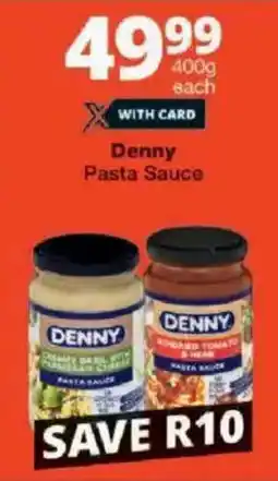 Checkers Denny Pasta Sauce offer