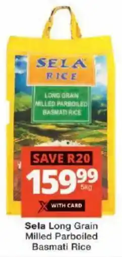 Checkers Sela Long Grain Milled Parboiled Basmati Rice offer