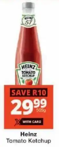 Checkers Heinz Tomato Ketchup offer