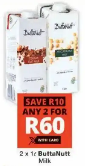 Checkers ButtaNutt Milk offer