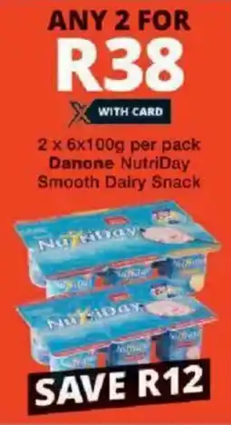 Checkers Danone NutriDay Smooth Dairy Snack offer