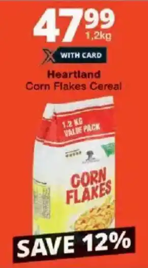 Checkers Heartland Corn Flakes Cereal offer