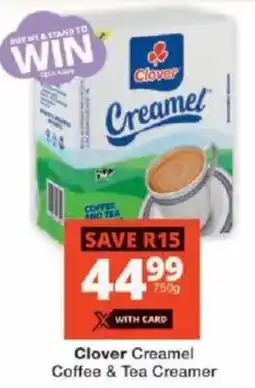 Checkers Clover Creamel Coffee & Tea Creamer offer