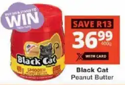 Checkers Black Cat Peanut Butter offer