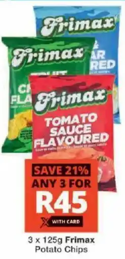 Checkers Frimax Potato Chips offer