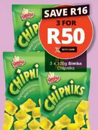 Checkers Simba Chipniks offer