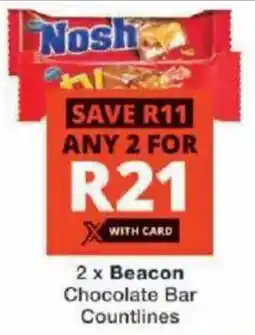 Checkers Beacon Chocolate Bar Countlines offer