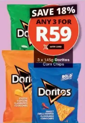 Checkers Doritos Corn Chips offer