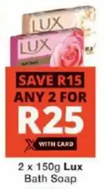 Checkers Lux Bath Soap offer