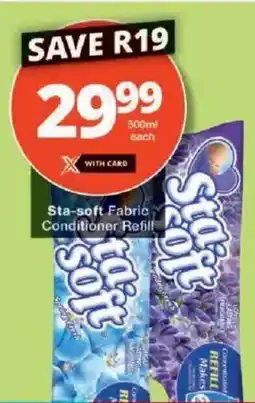Checkers Sta-soft Fabric Conditioner Refill offer