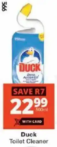 Checkers Duck Toilet Cleaner offer
