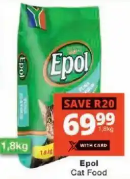 Checkers Epol Cat Food offer