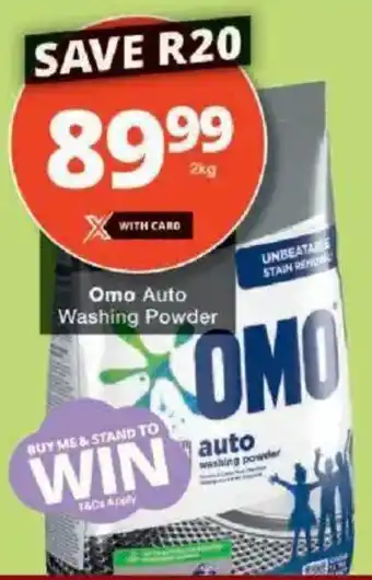Checkers Omo Auto Washing Powder offer