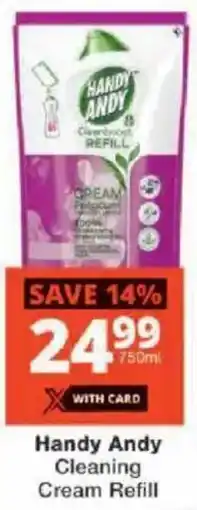 Checkers Handy Andy Cleaning Cream Refill offer