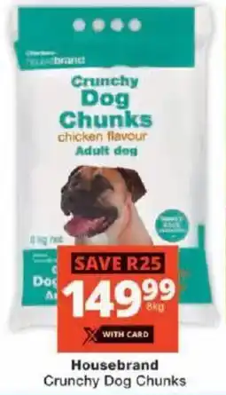 Checkers Housebrand Crunchy Dog Chunks offer