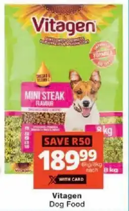 Checkers Vitagen Dog Food offer