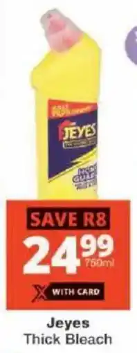 Checkers Jeyes Thick Bleach offer