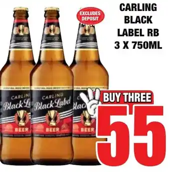 Boxer Liquors Carling black label rb offer