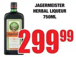 Boxer Liquors Jagermeister herbal liqueur offer