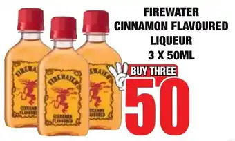 Boxer Liquors Firewater cinnamon flavoured liqueur offer