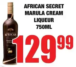 Boxer Liquors African secret marula cream liqueur offer