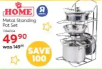 Home Metal Standing Pot Set