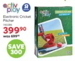 ToysRUs Activ Play Electronic Cricket Pitcher offer