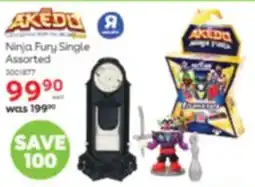 ToysRUs Ninja Fury Single Assorted offer